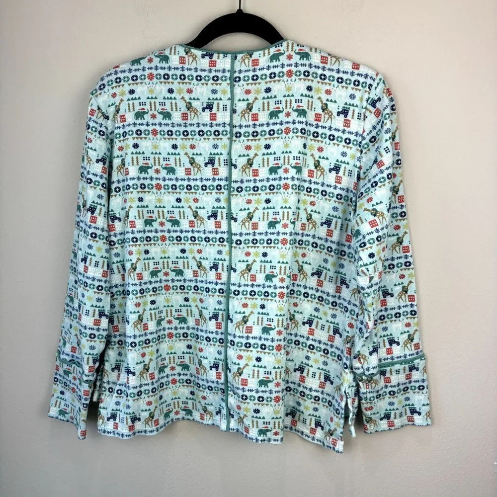 SummerSalt Cotton Holiday Pajama Top M